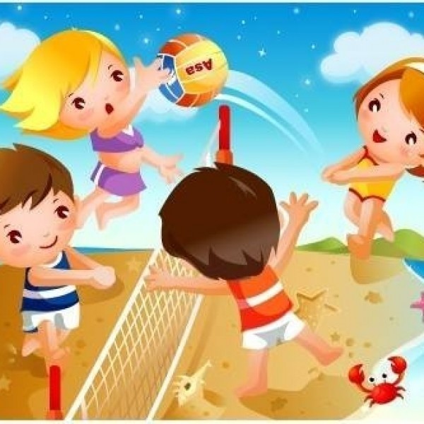 Free beach volleyball training for Vilnius children and youth